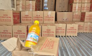 Caixa de manteiga da terra falsificada encontrada em operação