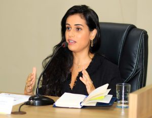 Juíza Lessandra Nara Torres Silva, diretora do Fórum de Conde