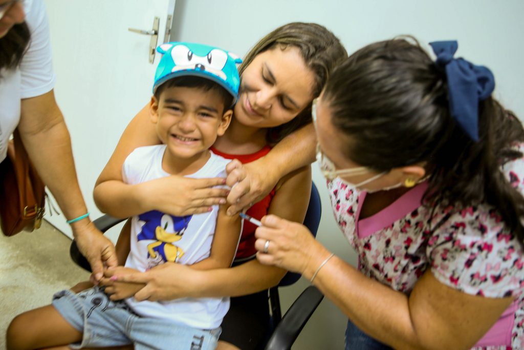 Cobertura vacinal contra a catapora segue abaixo do recomendado, e a Prefeitura reforça a importância da imunização de crianças e trabalhadores da saúde. (Foto: Secom/PMJP)