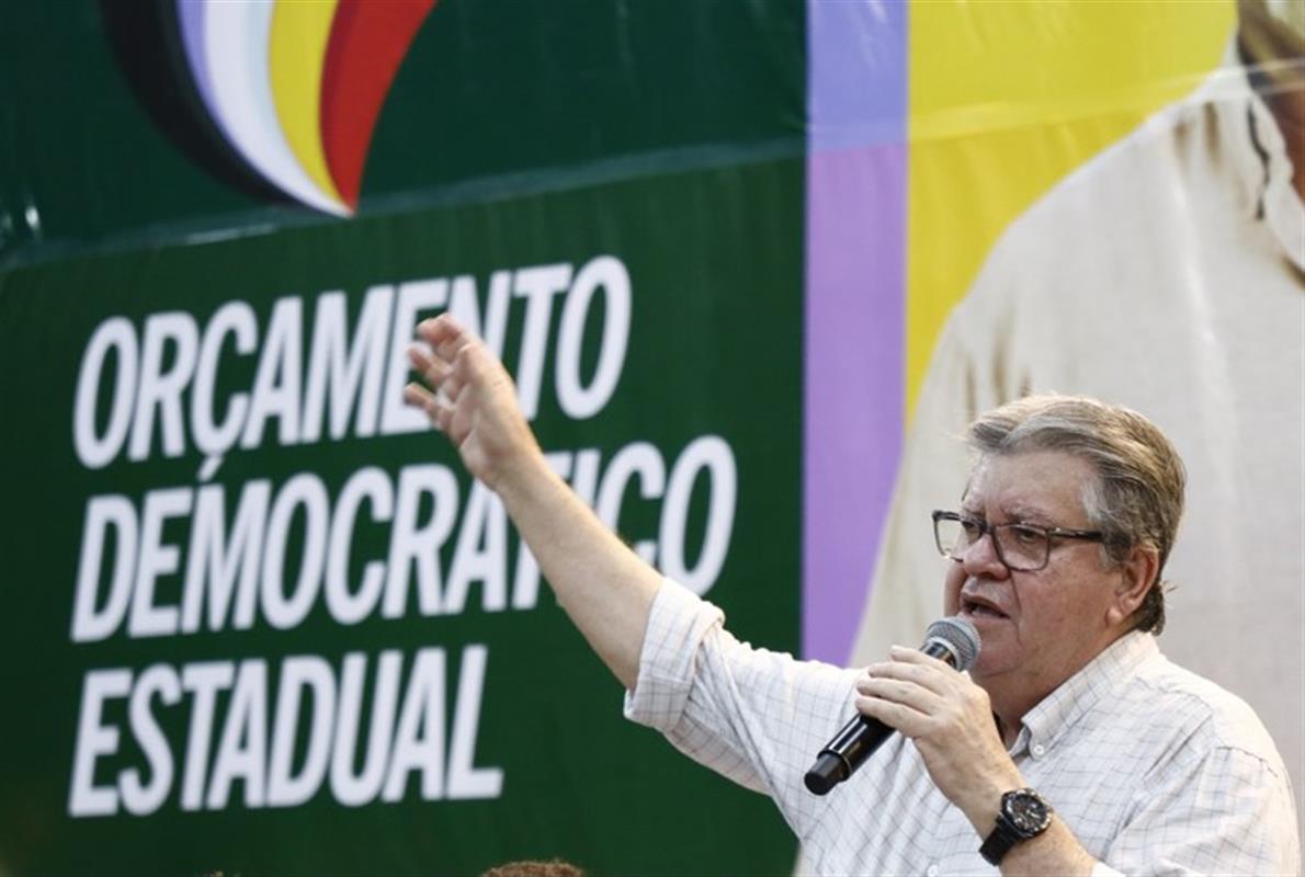 João Azevêdo no Orçamento Democrático Estadual