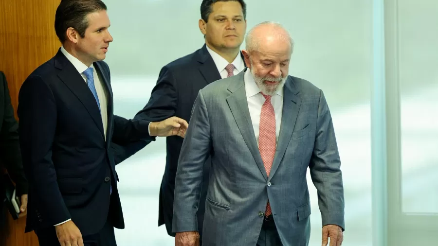 Hugo Motta, Davi Alcolumbre e Lula - Foto: Fabio Rodrigues-Pozzebom/Agência Brasil