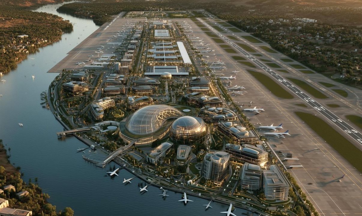 aeroporto internacional de alta tecnologia
