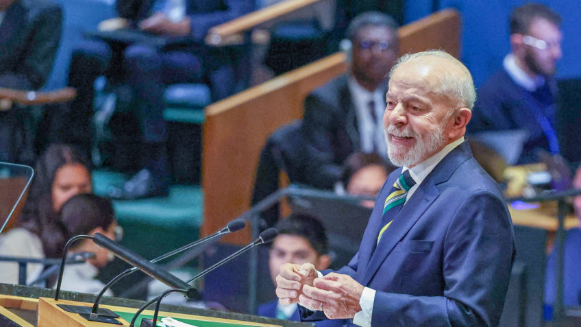 Lula em discurso na ONU