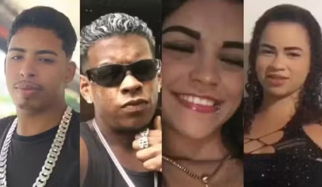 Vítimas da chacina na Praia do Sol