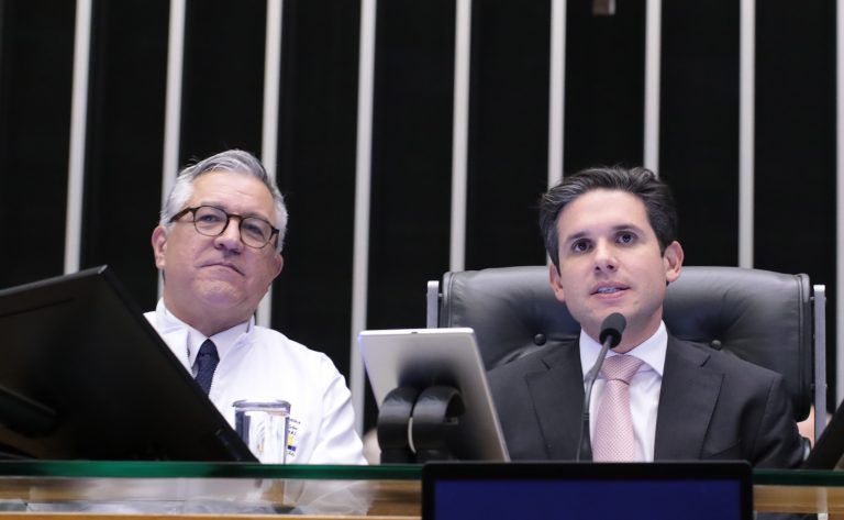 Alexandre Padilha e Hugo Motta