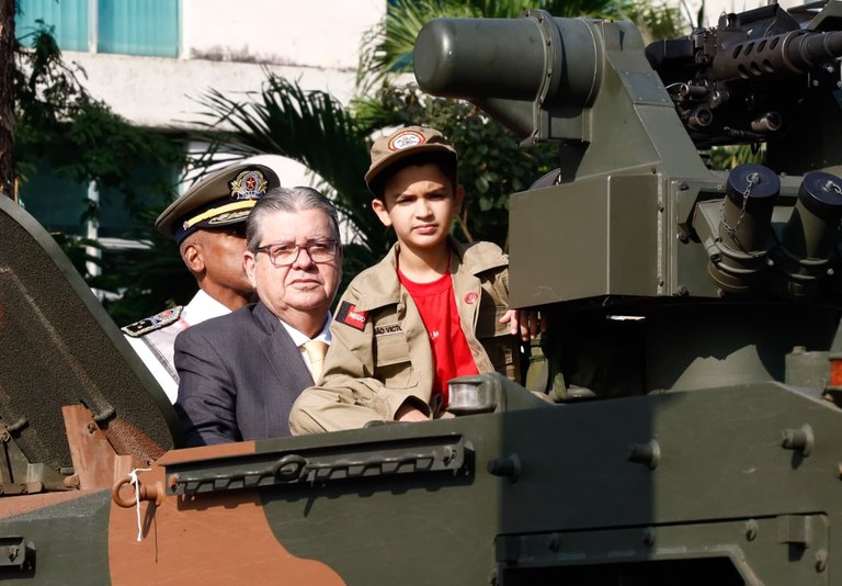 João destacou desfile do Dia da Independência como momento para refletir sobre soberania nacional - Foto: Francisco França