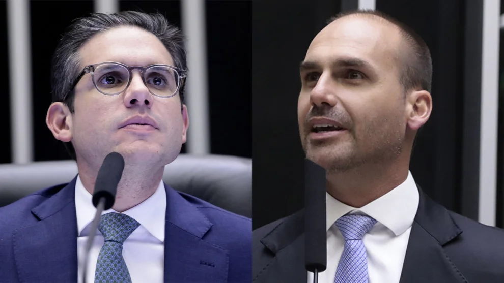 Hugo Motta e Eduardo Bolsonaro