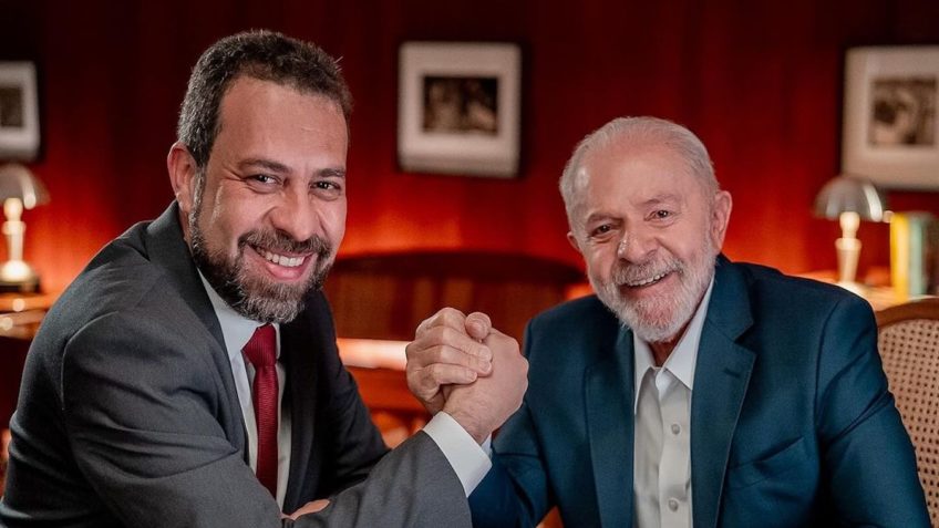 Guilherme Boulos e Lula