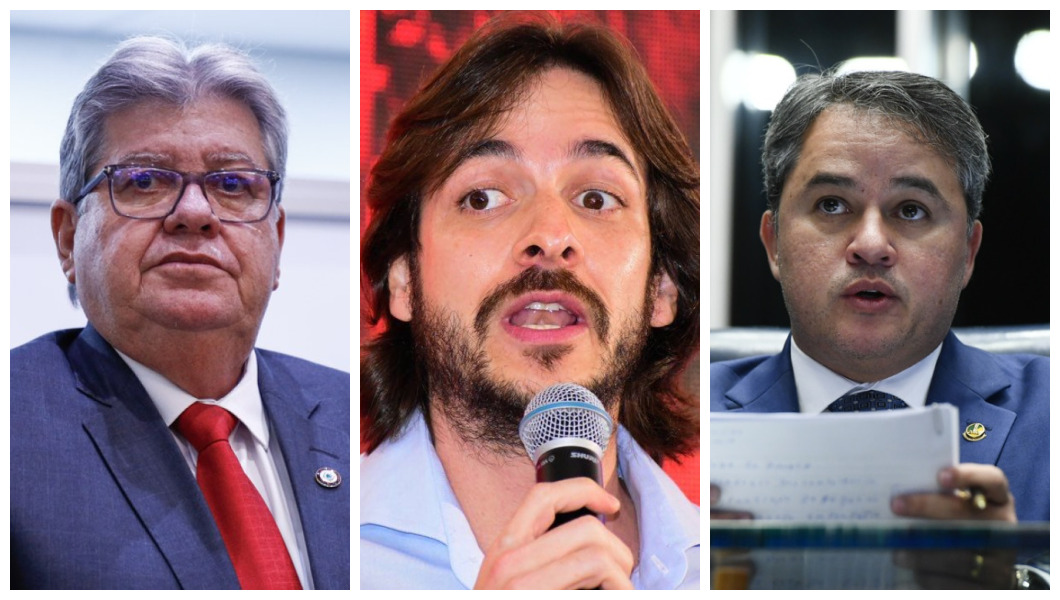 João Azevêdo, Pedro Cunha Lima e Efraim Filho