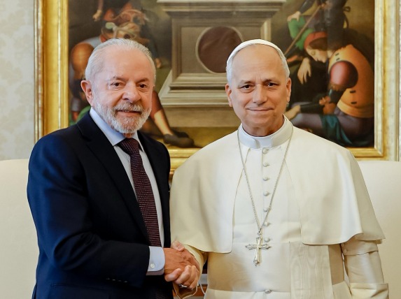 Lula e papa Leão XIV