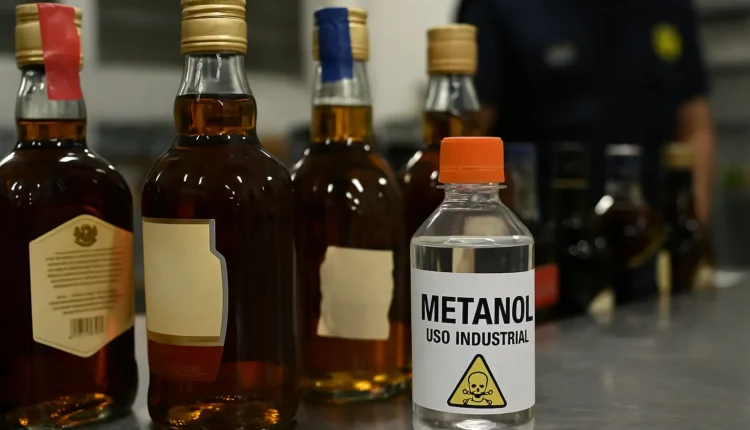 metanol em bebidas