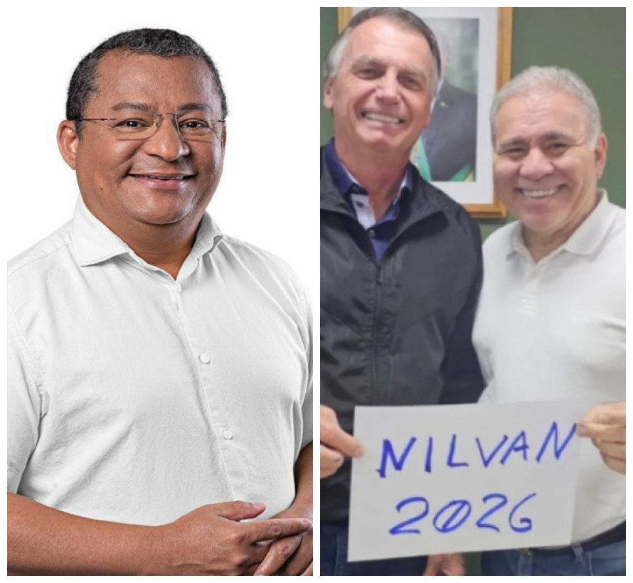 Nilvan publica foto de Bolsonaro e Queiroga endossando seu retorno ao PL