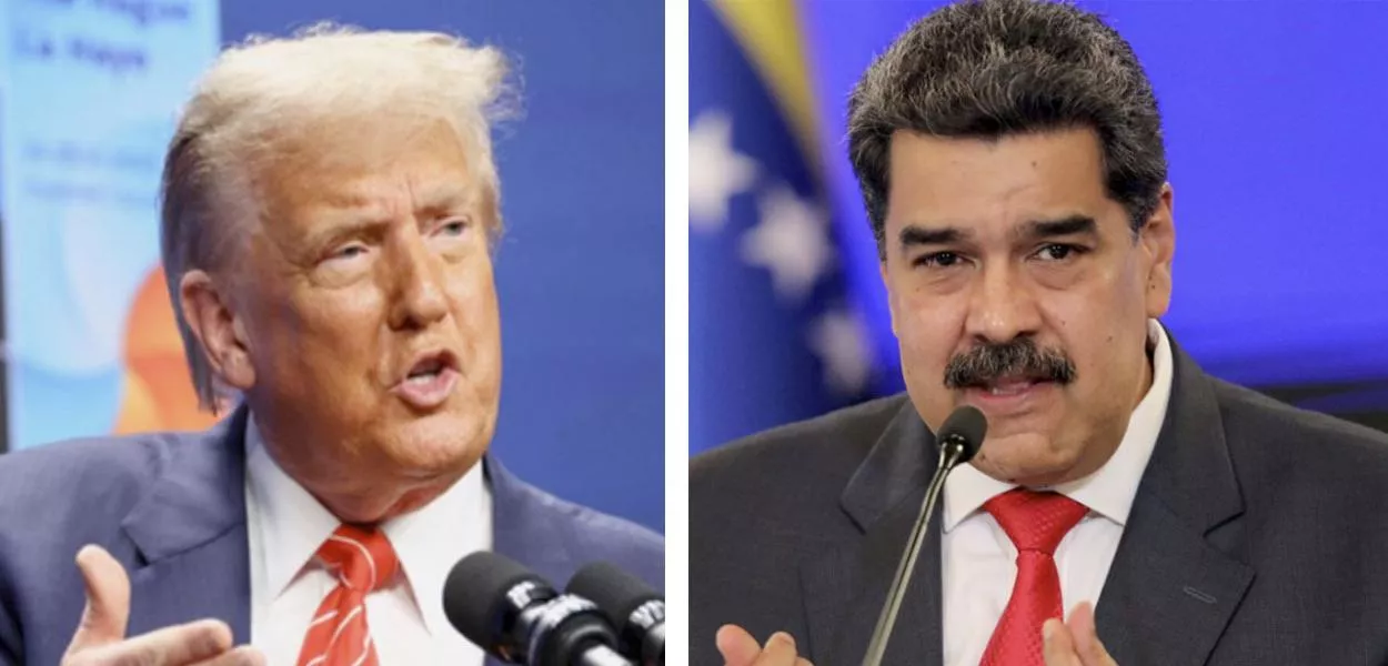 Donald Trump e Nicolás Maduro