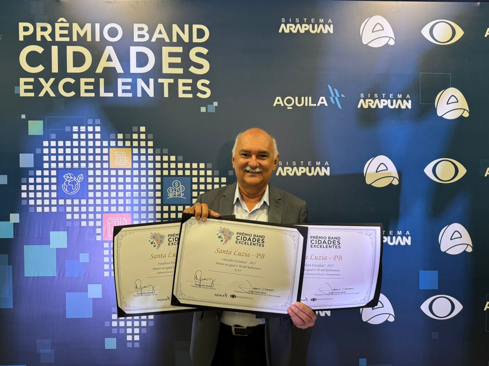 Santa Luzia no Prêmio Band Cidades Excelentes