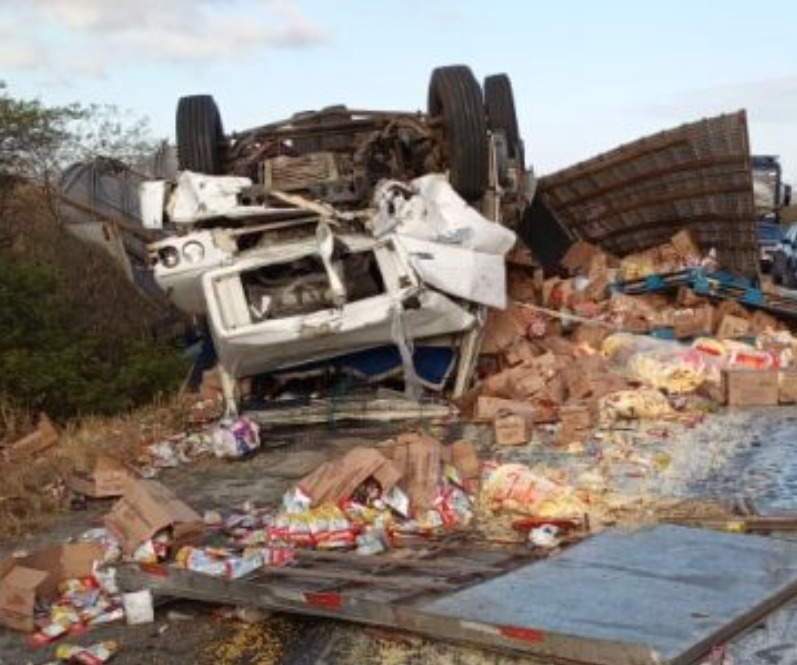 Acidente em Soledade, na BR-230