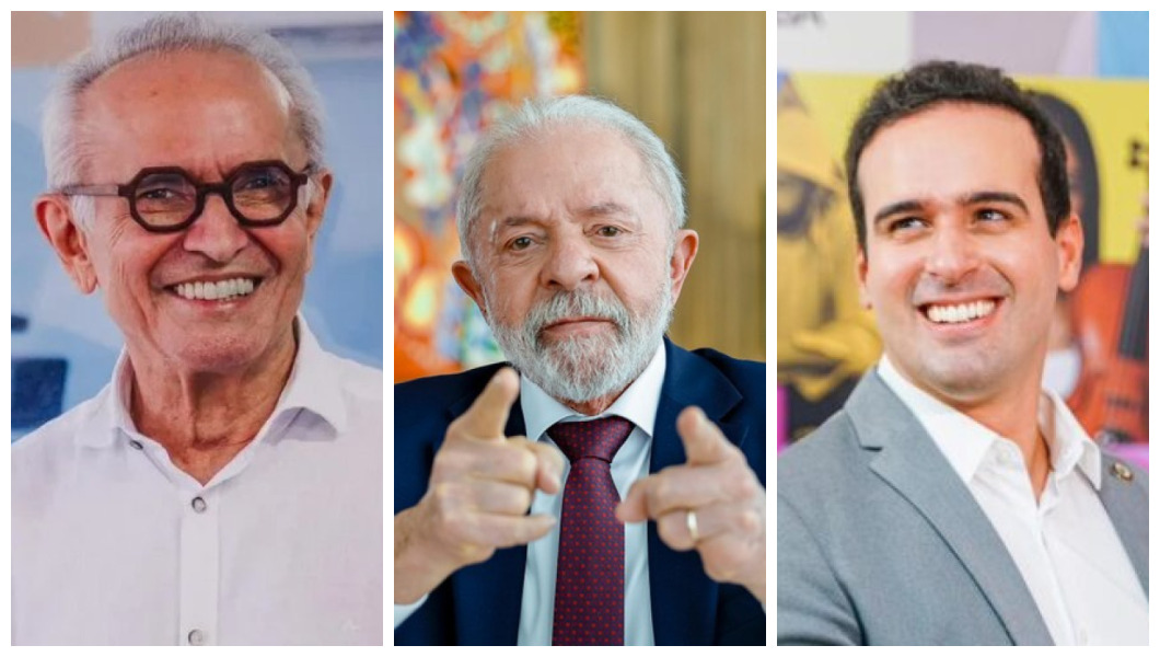 Cícero Lucena, Lula e Lucas Ribeiro