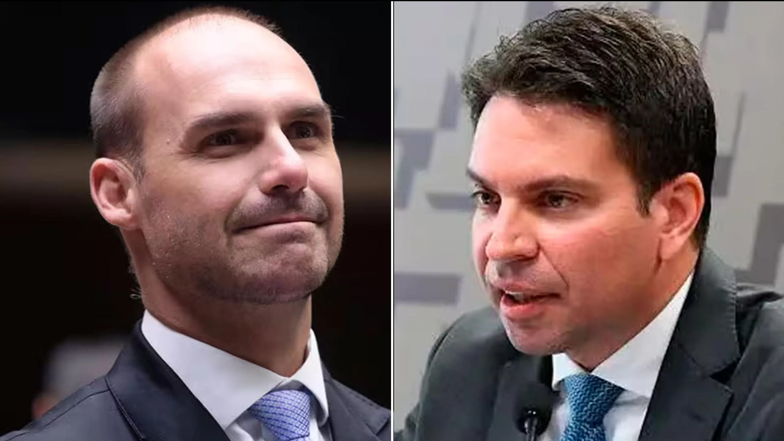 Eduardo Bolsonaro e Alexandre Ramagem