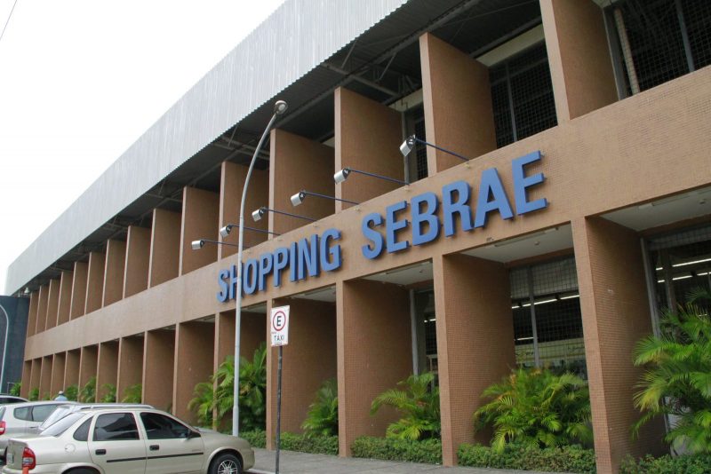 Fachada do Shopping Sebrae