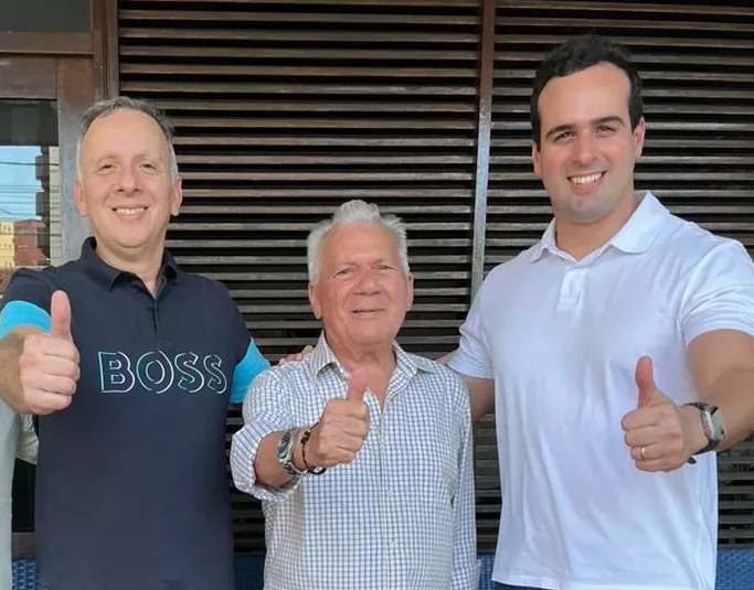 Aguinaldo Ribeiro, José Aldemir e Lucas Ribeiro