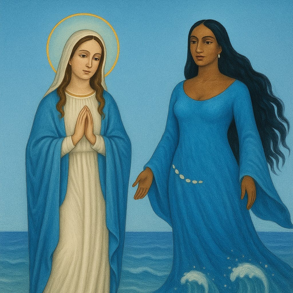 Nossa Senhora da Conceição e Iemanjá