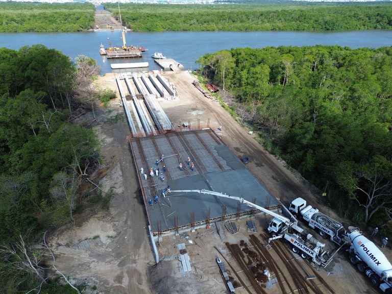 Obras da Ponte do Futuro