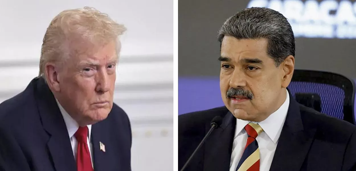 Donald Trump e Nicolás Maduro