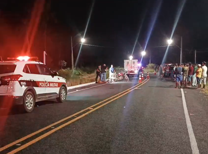 Acidente entre motos em Alhandra