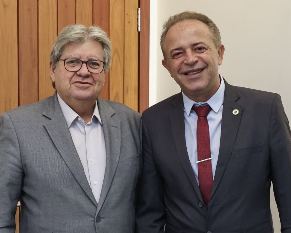João Azevêdo e Anderson Pila