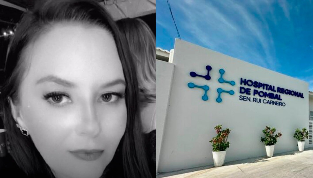 Hospital Regional de Pombal onde mulher morreu após suspeita de intoxicação alimentar