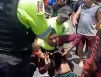 motoboy imobilizado por agente da semob