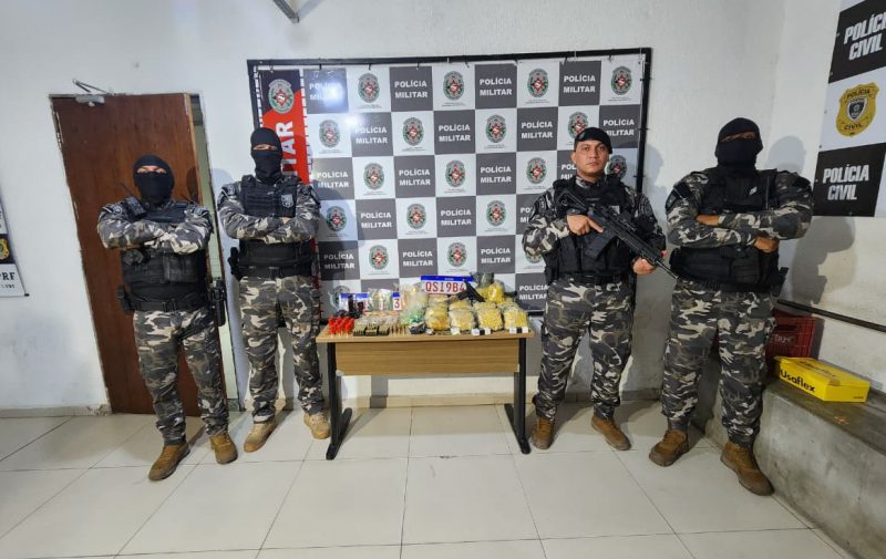 apreensão de drogas no Bairro das Indústrias