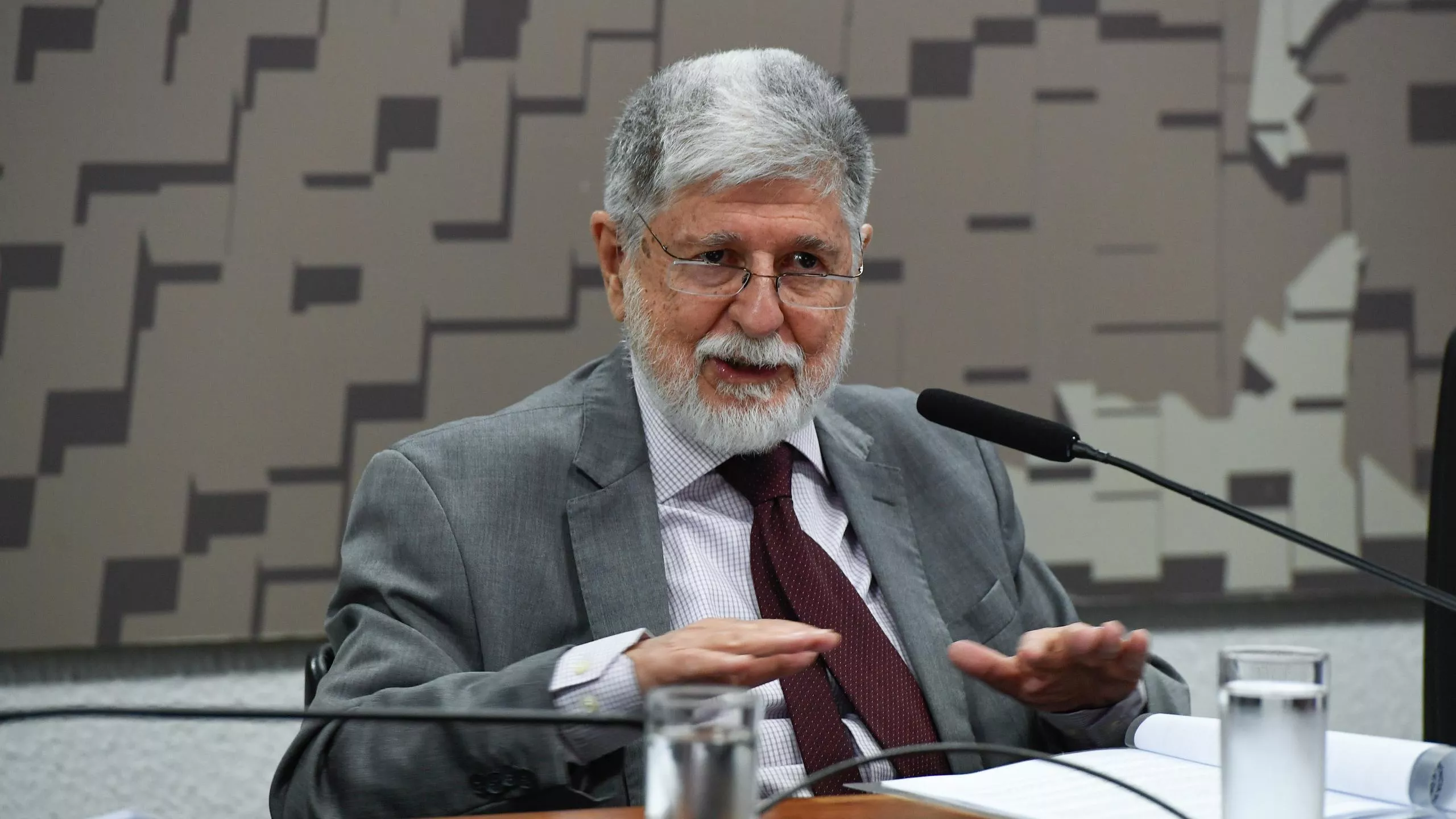 Celso Amorim alerta impactos da escalada no Oriente Médio para o Brasil - Foto: Roque de Sá/Ag. Senado