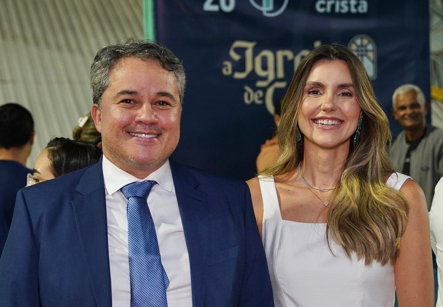 Efraim Filho e Juliana Cunha Lima