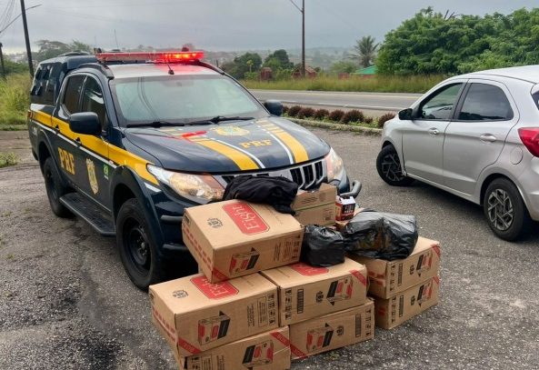 apreensão de cigarros contrabandeados na Paraíba