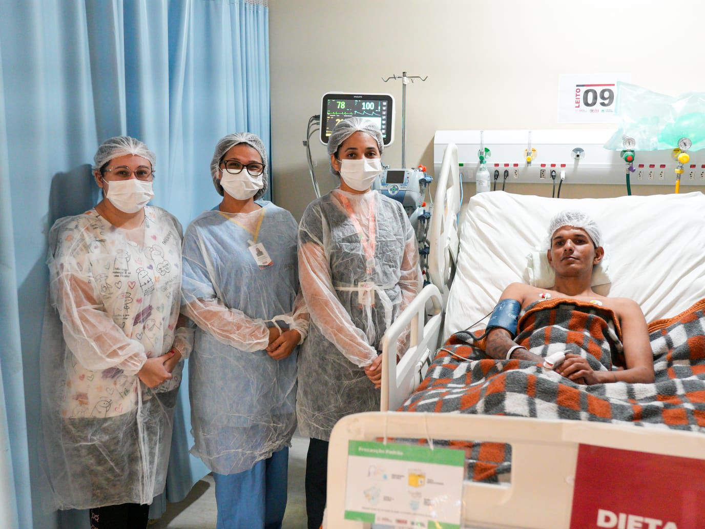 Equipe médica realiza transplante cardíaco no Hospital Metropolitano Dom José Maria Pires, em Santa Rita, Paraíba