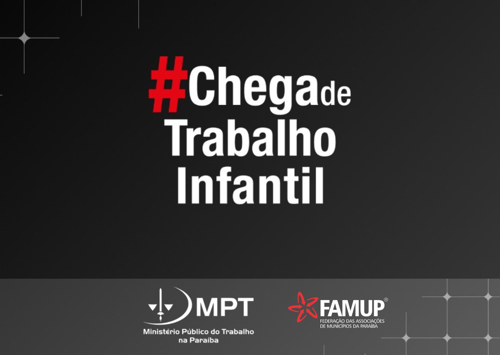 Campanha contra trabalho infantil nos festejos juninos