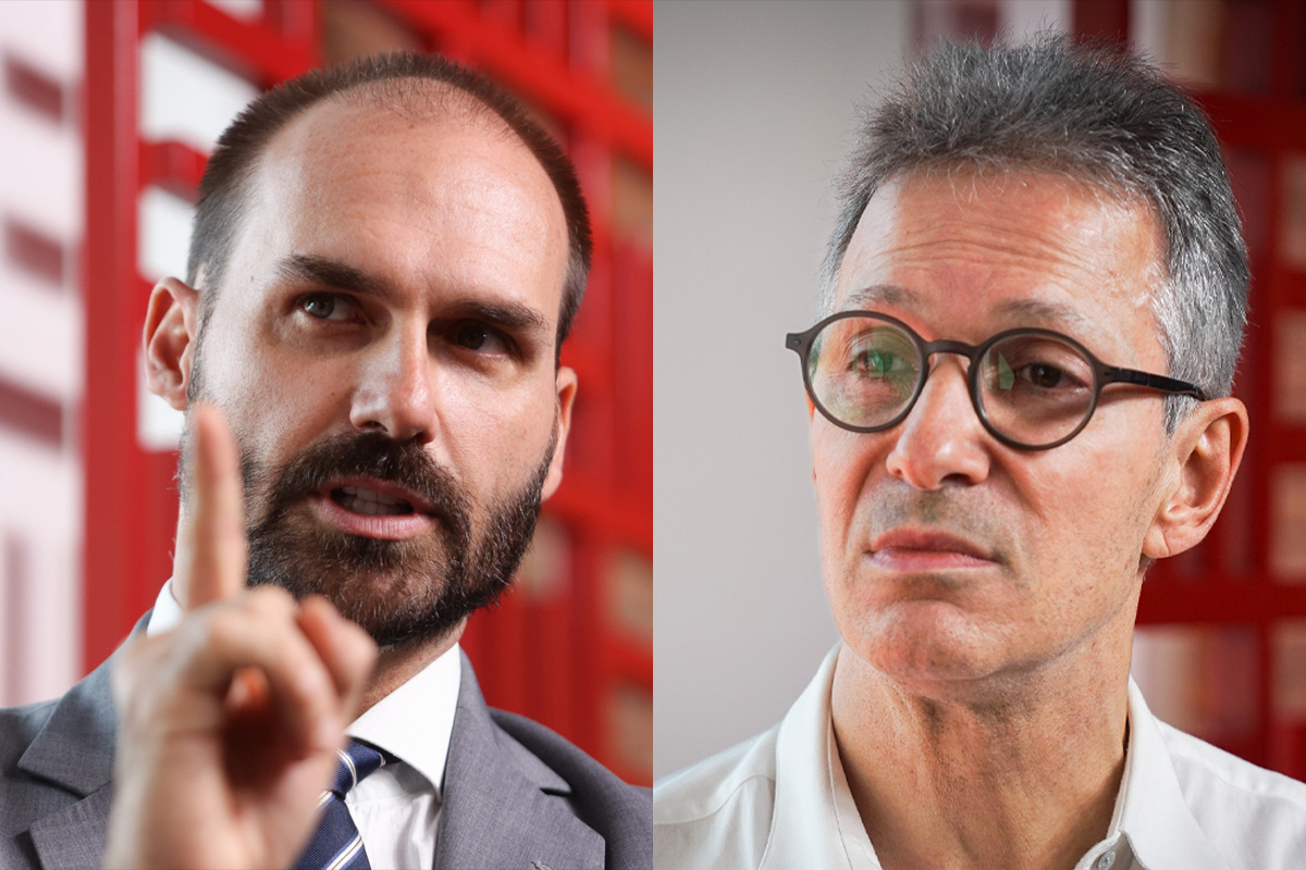 Eduardo Bolsonaro e Romeu Zema