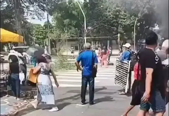 protesto de ambulantes