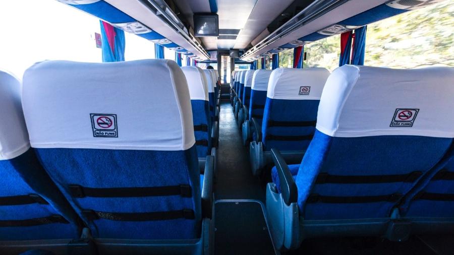 Interior de ônibus