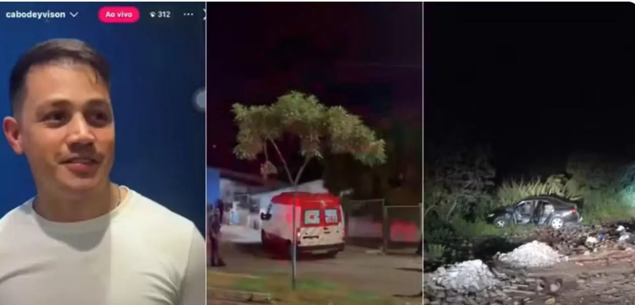 vereador baleado durante live