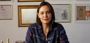 Michelle Bolsonaro durante evento público em imagem de arquivo.