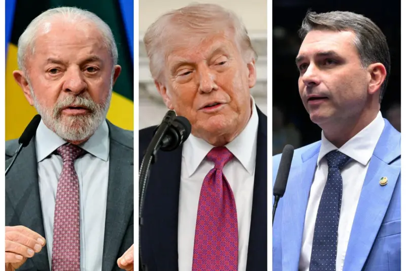 Lula, Trump e Flávio