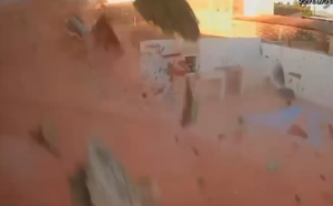 Moradias atingidas após explosão durante obras do Ramal do Apodi em Uiraúna, no Sertão da Paraíba