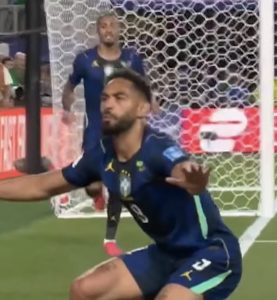 Matheus Cunha comemora gol da Seleção Brasileira contra o Haiti na Copa do Mundo de 2026