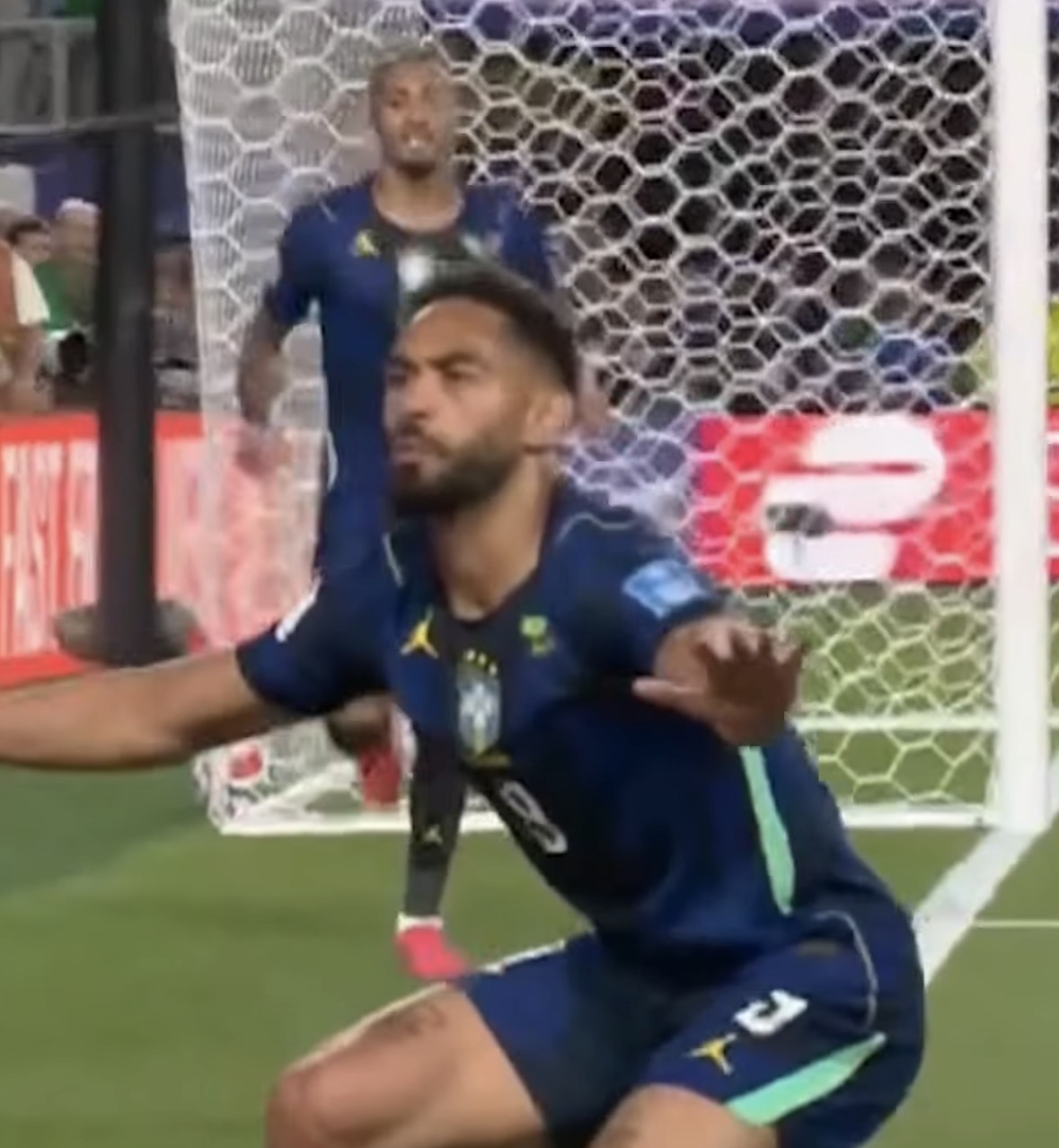 Matheus Cunha comemora gol da Seleção Brasileira contra o Haiti na Copa do Mundo de 2026