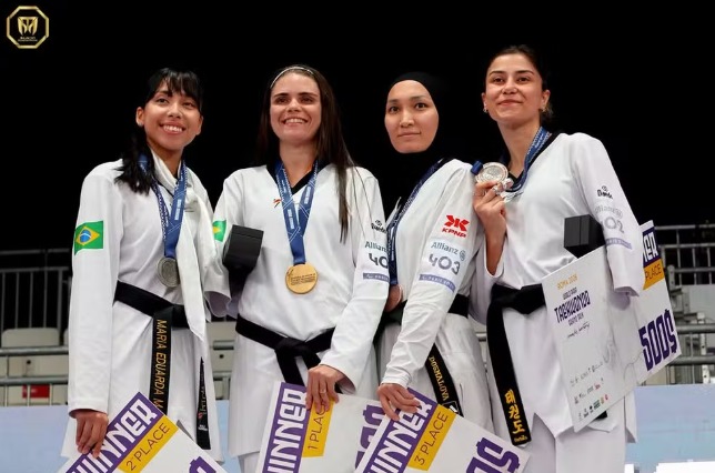 Silvana Fernandes no Grand Prix de Taekwondo