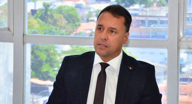 Juiz Rodrigo Marques Silva Lima durante atividade institucional da Justiça Eleitoral da Paraíba