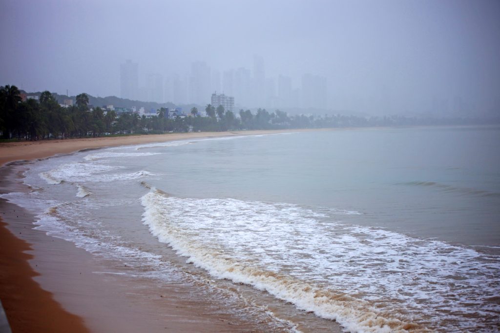 Chuva intensa previstas em João Pessoa, conforme dados do Inmet