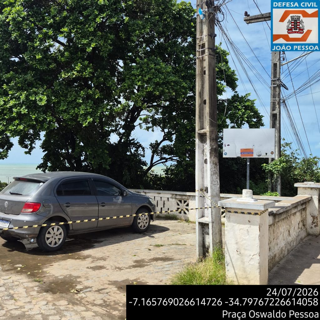 Defesa Civil, João Pessoa, Santuário da Penha, Nossa Senhora da Penha, Compdec-JP, Kelson Chaves, Interdição, Segurança, Paraíba