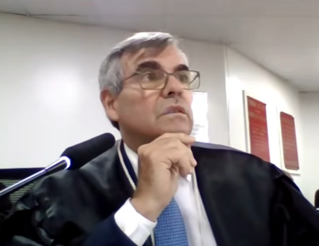 Desembargadores do TJPB durante julgamento sobre recursos destinados à Federação Paraibana de Tiro Prático.